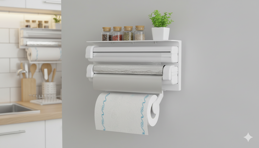 Organizador de Cocina 3 Niveles - Ahorra Espacio y Mantén Todo a la Vista