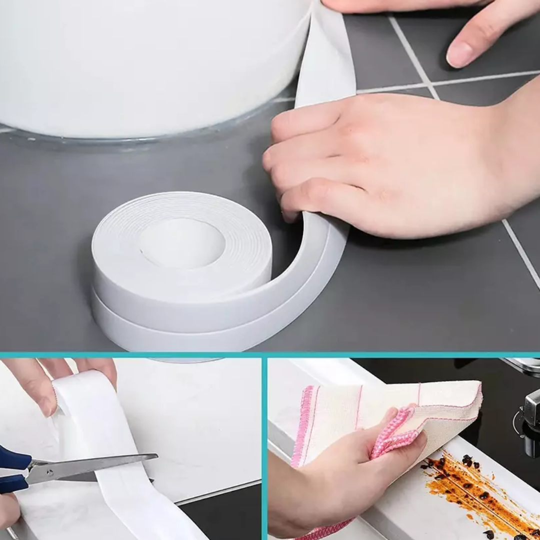 Cinta Adhesiva Reparación Lavaloza Baño