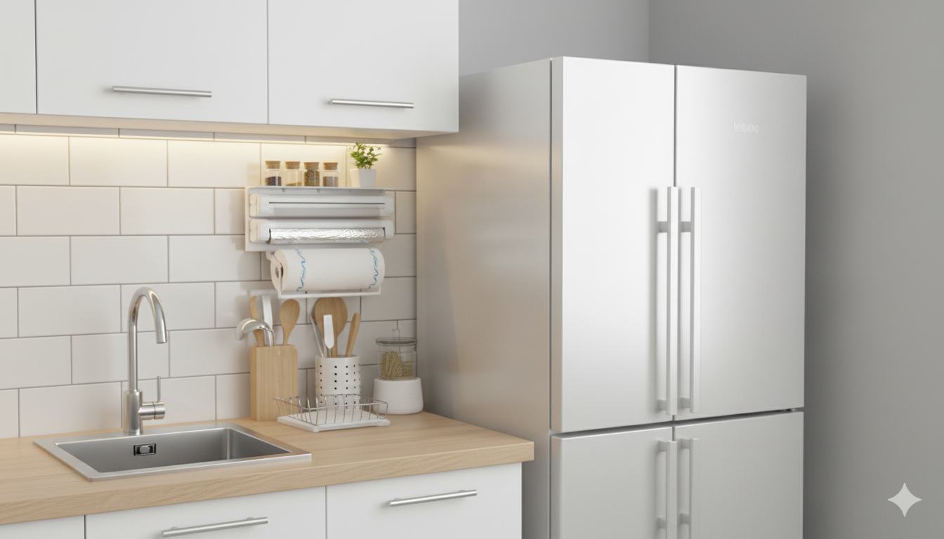 Organizador de Cocina 3 Niveles - Ahorra Espacio y Mantén Todo a la Vista